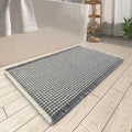 Upgraded Waffle Bath Mat, Super Absorbent Non Slip Bath Mats by AMOAMI