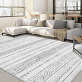 Nakagishi 10x14 Area Rugs Living Room: Washable Boho Large Neutral Modern Soft by NakagishiAreaRug