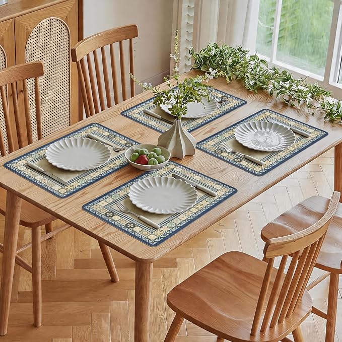 Vinyl Placemats Set of 6-12x17 Inch - Image 2