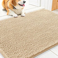 Smiry Dog Door Mat for Muddy Paws 30x20, Absorbent Dirt Trapper, Non-Slip by Smiry