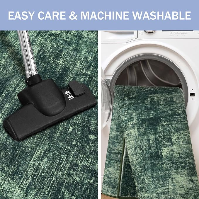 IOHOUZE Abstract Runner Rug 2x5 Ft Washable Runners - Image 3