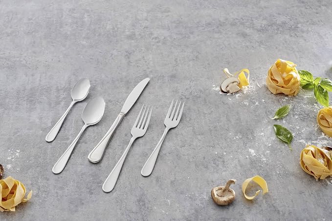Oneida Flight 65-Piece 18/0 Stainless Steel Silverware Set - Image 8