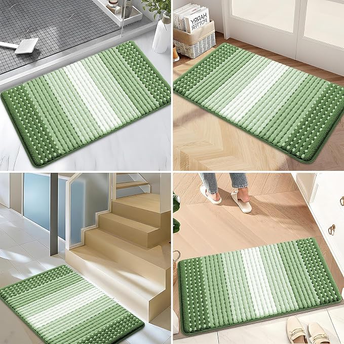 Kitinjoy Indoor Outdoor Door Mat, 47x20 Non-Slip Absorbent Dirt Trapper - Image 6