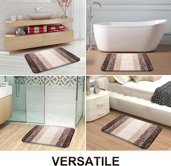 OLANLY Large Bathroom Rugs Mat 47x32, Extra Soft Absorbent Microfiber Bath Rugs - Image 6