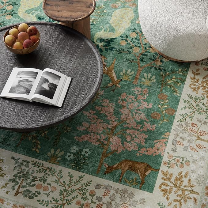 2x3 Washable Throw Rugs for Entryway: Small Area Rug Door Mat Indoor Entrance - Image 3