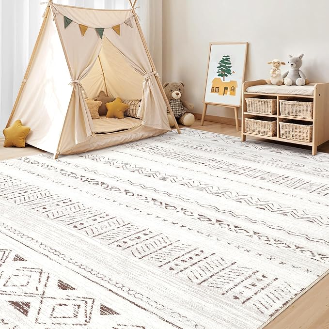cotiled 10x13 Area Rugs Living Room Rug: Washable Boho Rugs - Image 8