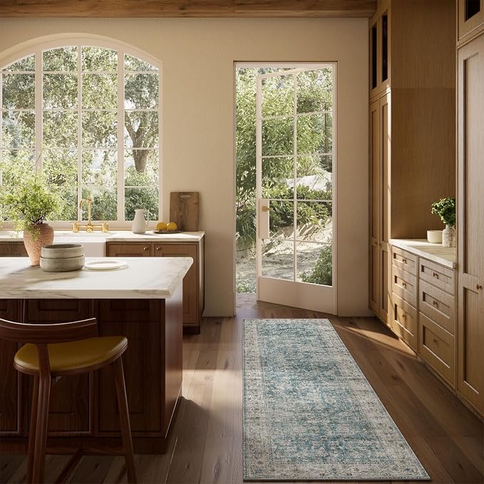 Machine Washable Rug Runners for Hallways: 2'6"x8' Kitchen Rugs Stain Resistant - Image 7