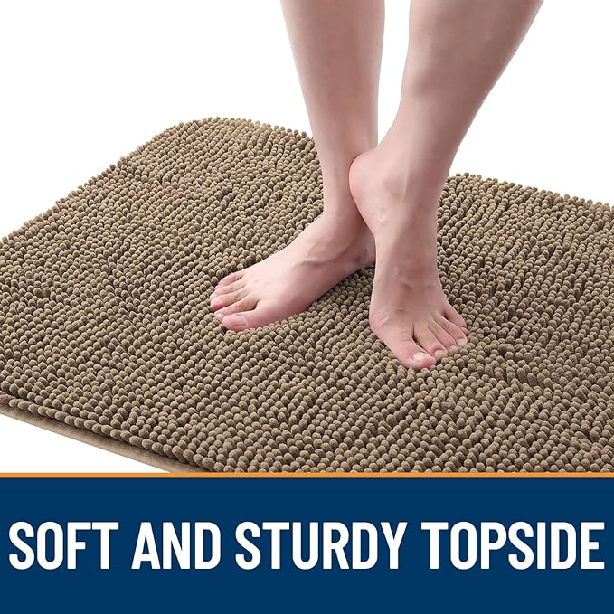 OLANLY Dog Door Mat for Muddy Paws 59x32, Absorbs Moisture and Dirt, Absorbent - Image 4