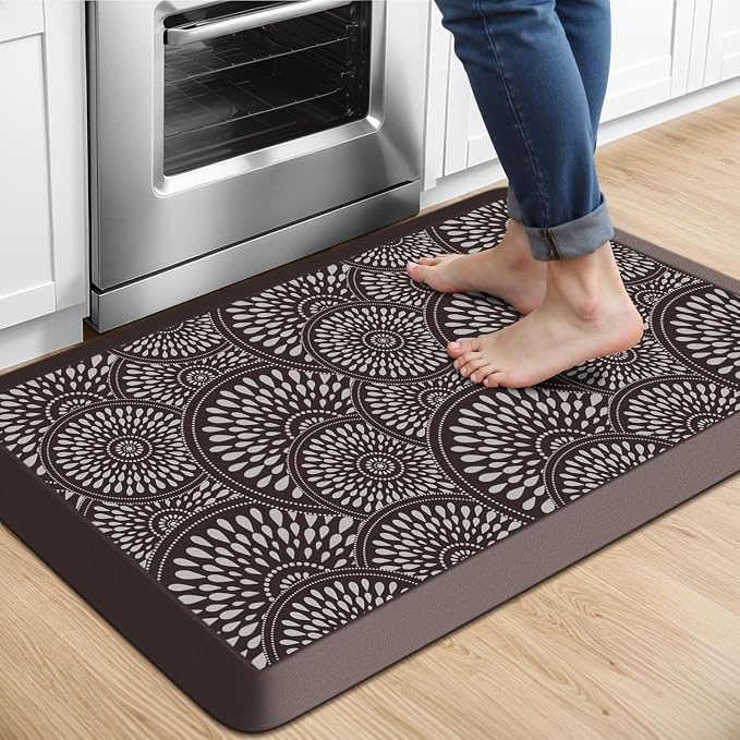 Mattitude 4/5 Inch Kitchen Mat, 17.3x28in Heavy Duty Ergonomic Comfort Foam by Mattitude