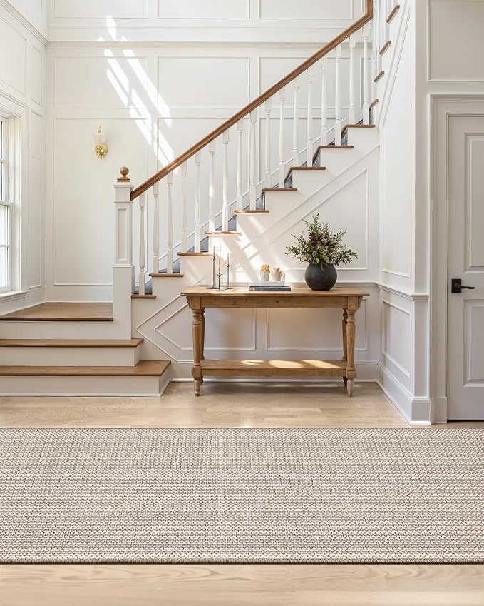 Color&Geometry Door Mat 2'4"x12' Runner Rug - Image 6