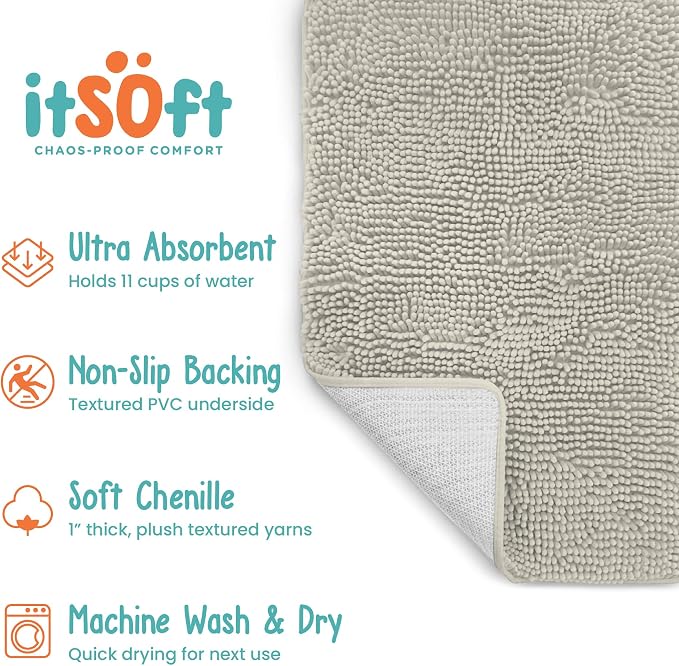 Dog Rugs for Muddy Paws 22x14 | Cleaner Mud Free Floors | Muddy Dogs Mats for - Image 7