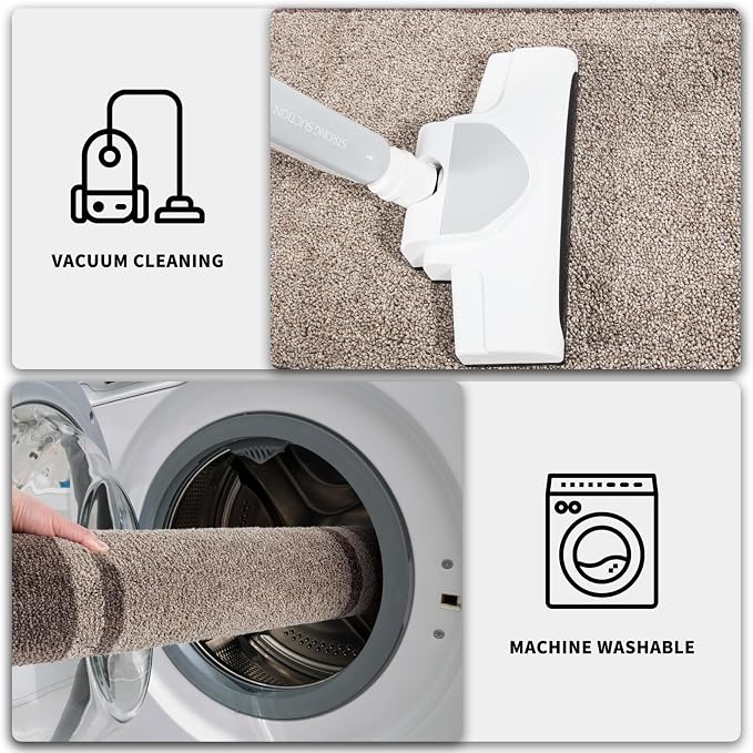 PURRUGS Dirt Trapping Door Mat 24" x 70", Non-Slip Machine Washable Entryway Rug - Image 7