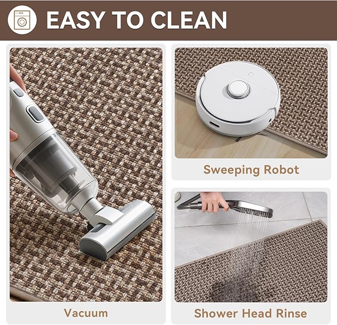 Indoor Door Mat 36x60 Dirt Resistant and Absorbent, Non-Slip Rubber Backing - Image 5