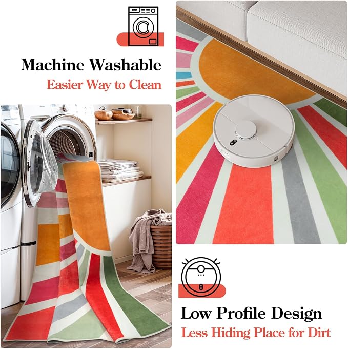 STARUIA Boho Machine Washable 6x9 Area Rugs - Image 4