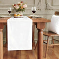 FOLINS&HOME White Waterproof Decorative Table Runner 60 Inches Long | 210GSM by FOLINSHOME