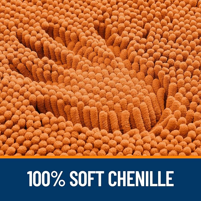 OLANLY Large Bathroom Rugs 59x35, Extra Soft Absorbent Chenille Bath Rugs - Image 3