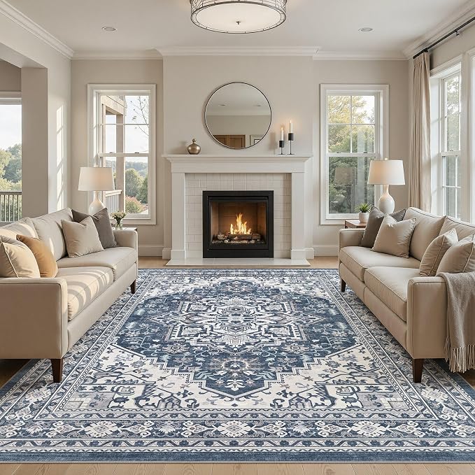UERMEI 9x12 Area Rug for Living Room - Image 9