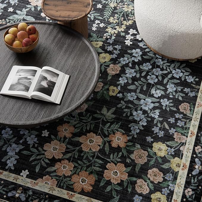 Washable Living Room Area Rug: 6x9 Area Rugs - Image 3
