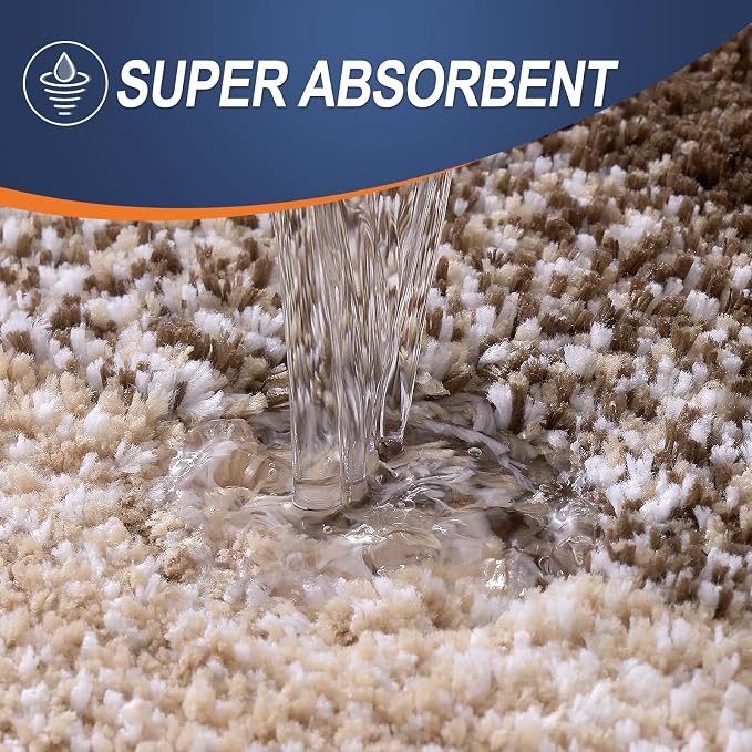 OLANLY Bathroom Runner Rugs Mat 47x20, Extra Soft Absorbent Microfiber Bath Rugs - Image 4