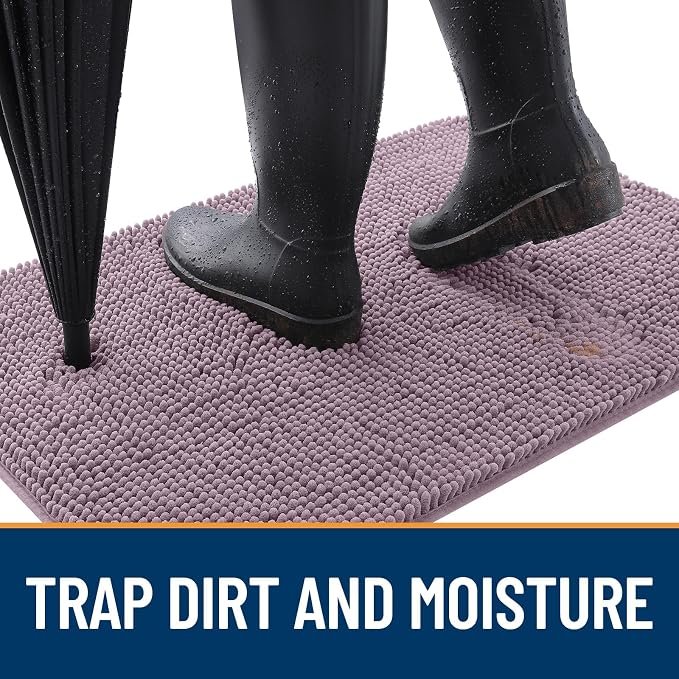 OLANLY Dog Door Mat for Muddy Paws 24x16, Absorbs Moisture and Dirt, Absorbent - Image 2