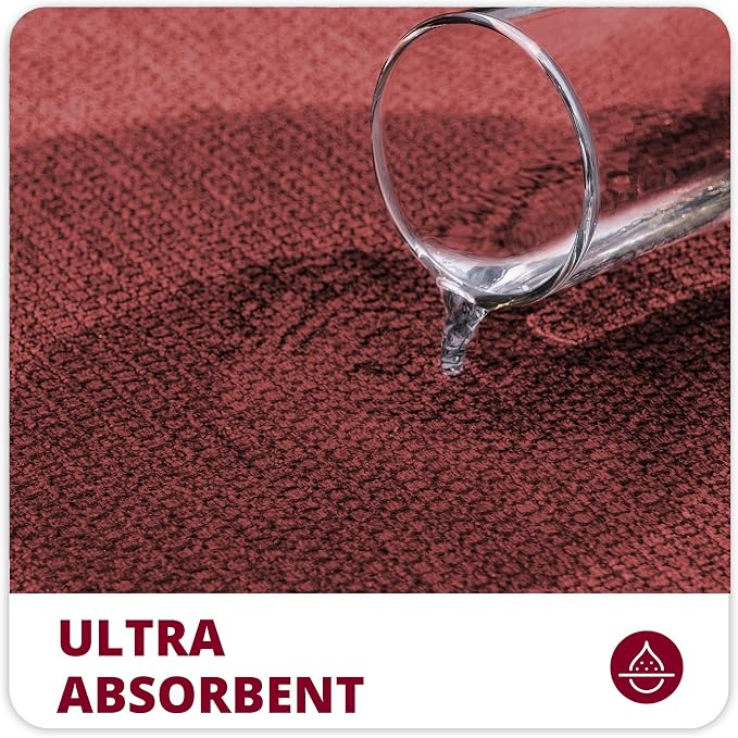 Bosap Bath Mat, Ultra Thin Bathroom Rugs, Rubber Bath Mats - Image 4