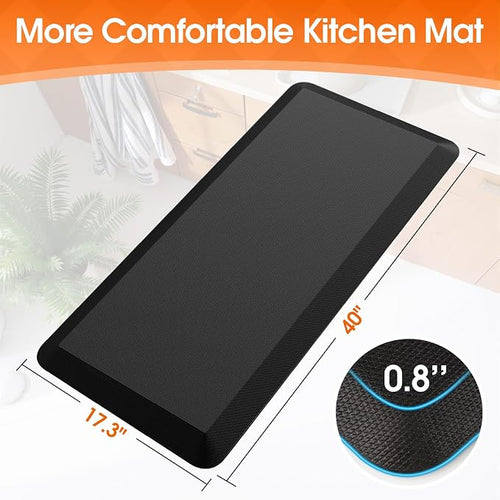 4/5 Inch Thicker Kitchen Mat, Cushioned Thick Floor Comfort Mat, - Image 2