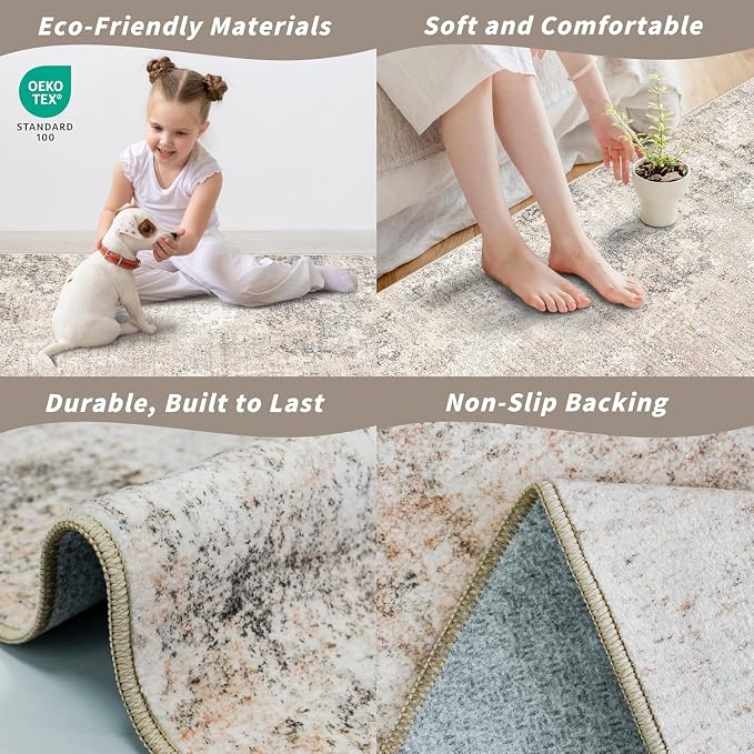 3x15 Ft Long Hallway Runner Rug – Non-Slip Washable Kitchen Floor Rug - Image 5
