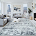10x12 Area Rugs Washable Rug: Anti-Skid Abstract Modern Living Room Rug Soft by Crority