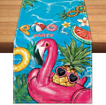 Summer Tropical Floral Table Runner Spring Fun Float Party Burlap Table Runners by BEAUTYROMANCEFORYOURLIFE