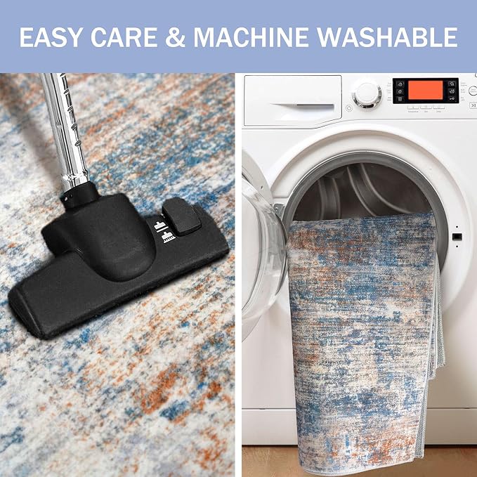 IOHOUZE Abstract Area Rugs 5x7 Ft Washable Rugs - Image 4