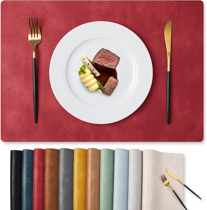 MOSAYT Vinyl Placemats Set of 4-12 X 17 Inch by MOSAYT