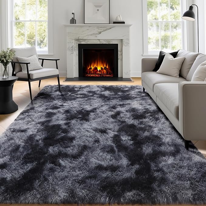 PAGISOFE Abstract Soft Shaggy Rugs - Image 7