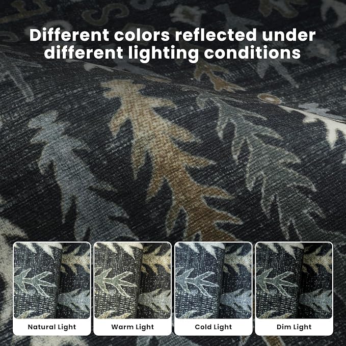 8x10 Washable Area Rug, Soft Area Rugs - Image 6