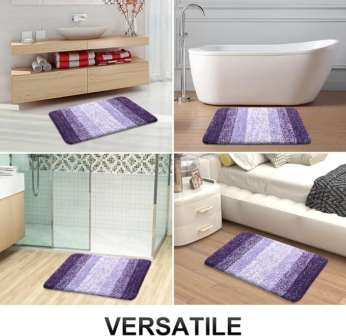 OLANLY Large Bathroom Rugs Mat 40x24, Extra Soft Absorbent Microfiber Bath Rugs - Image 7