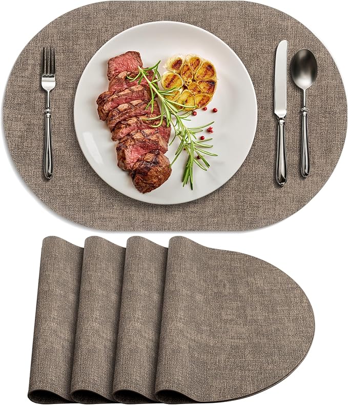 Placemats Set of 4 by Delicateandelegantplacemats