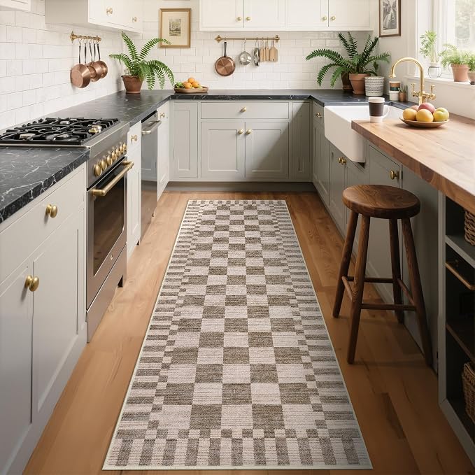 GarveeHome 2.5×10 Kitchen Runner Rug Non Slip, Washable Runner Rug by GarveeHome