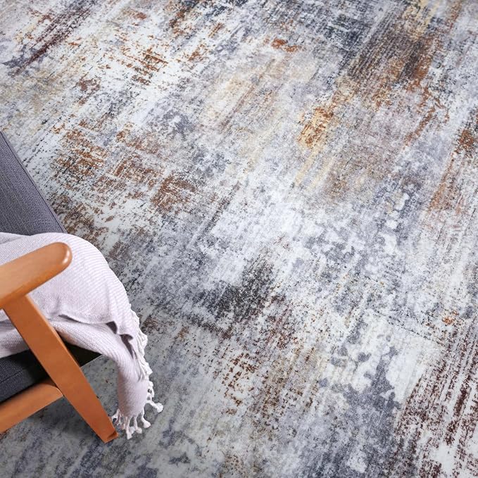 IOHOUZE Abstract Runner Rug 2x4 Ft Entryway Rugs Washable Door Mat Indoor - Image 7