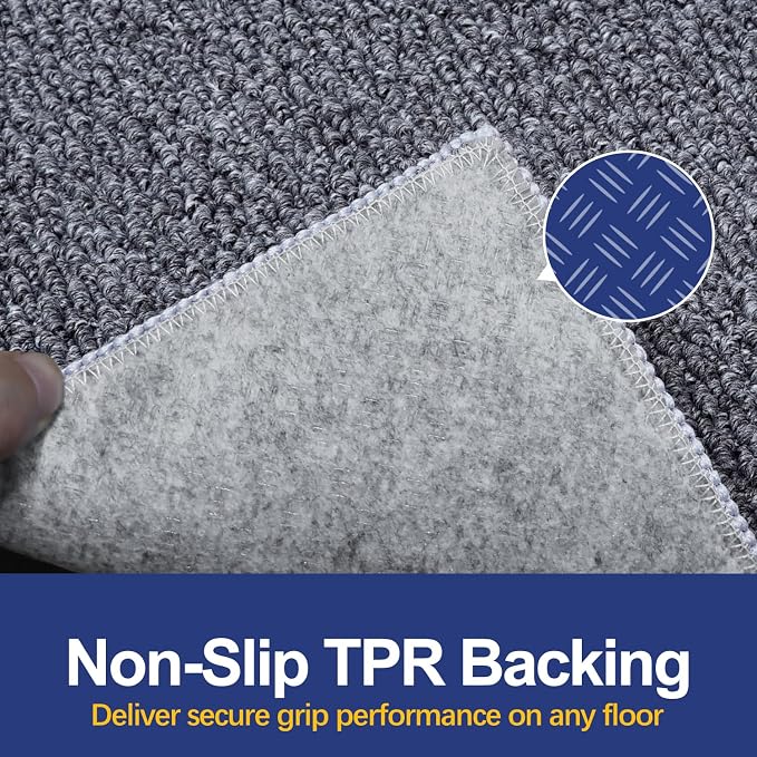 Dirt Trapping Door Mat 36x60, 3D Scarping Surface Doormat - Image 4