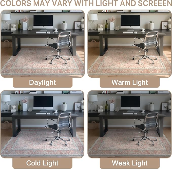 36"x60" Office Chair Mat for Hardwood Tile Floor, Under Desk Carpet Protector - Image 6