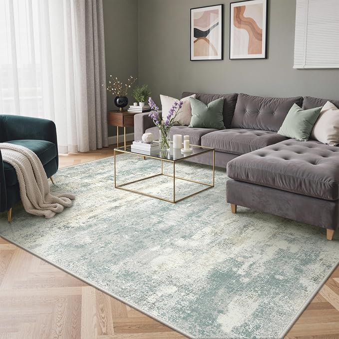 BEIMO Area Rugs 6x9 for Living Room Bedroom, Modern Abstract Machine Washable - Image 2
