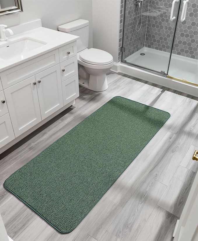Bosap Bath Mat, Ultra Thin Bathroom Runner Rugs, Large Bath Mats - Image 7
