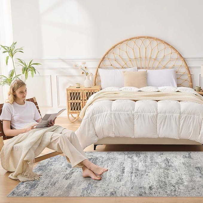 DMOYEST 3x10 Washable Runner Rug, Non Slip Low Pile Carpet Runner - Image 2