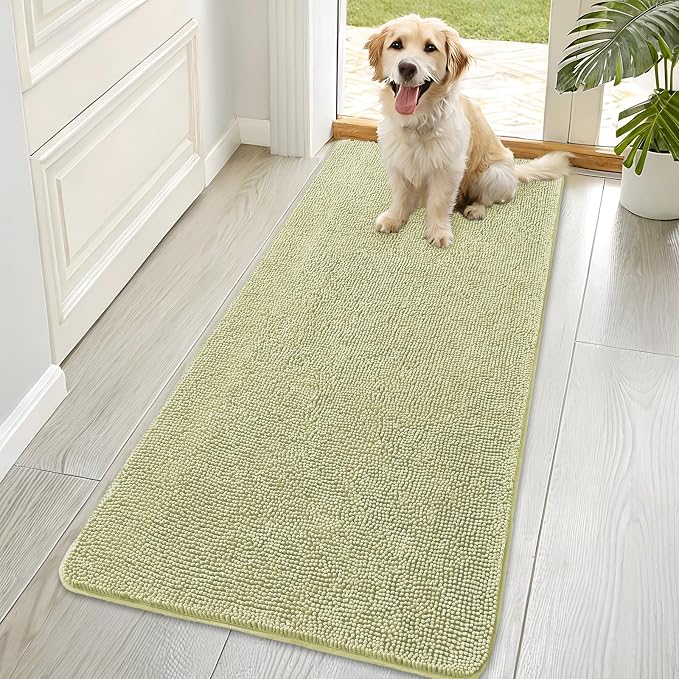 OLANLY Dog Door Mat for Muddy Paws 70x35, Absorbs Moisture and Dirt, Absorbent by OLANLY
