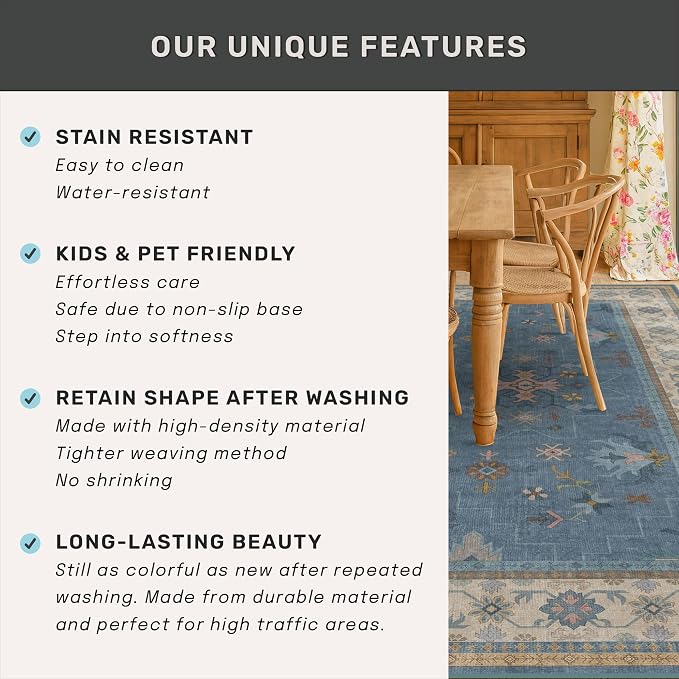 Hazo Haus Boho 7x10 Accent Area Rugs - Image 7