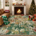 RELEANY Washable Area Rugs 6'x8' Non-Slip Modern Abstract Soft by RELEANY