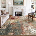 RELEANY Washable Area Rugs 7'x9' Non-Slip Modern Abstract Soft by RELEANY