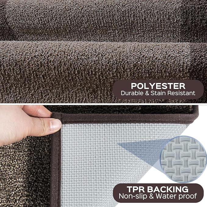 Machine Washable Runner Rug 32" x 144", Non Slip Kitchen Rug - Image 3