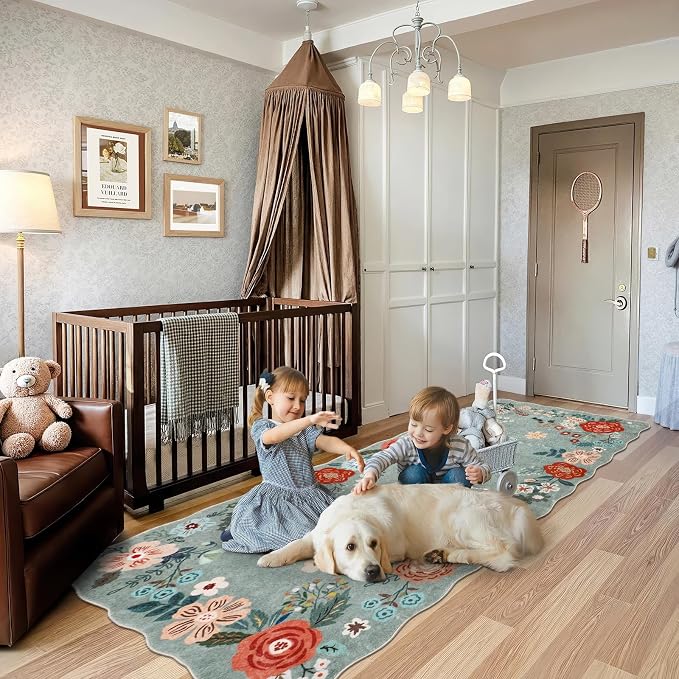 3x8 Runner Rug, Washable Kitchen Rugs - Image 6