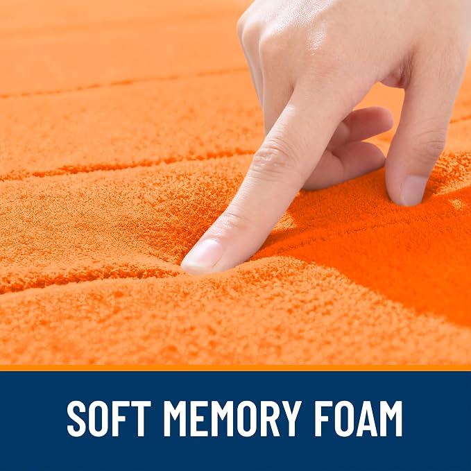 OLANLY Memory Foam Long Bathroom Rugs Runner 59x24, Super Soft Absorbent Bath - Image 5