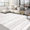 Nakagishi 8x12 Area Rugs Living Room: Washable Boho Large Neutral Soft by NakagishiAreaRug